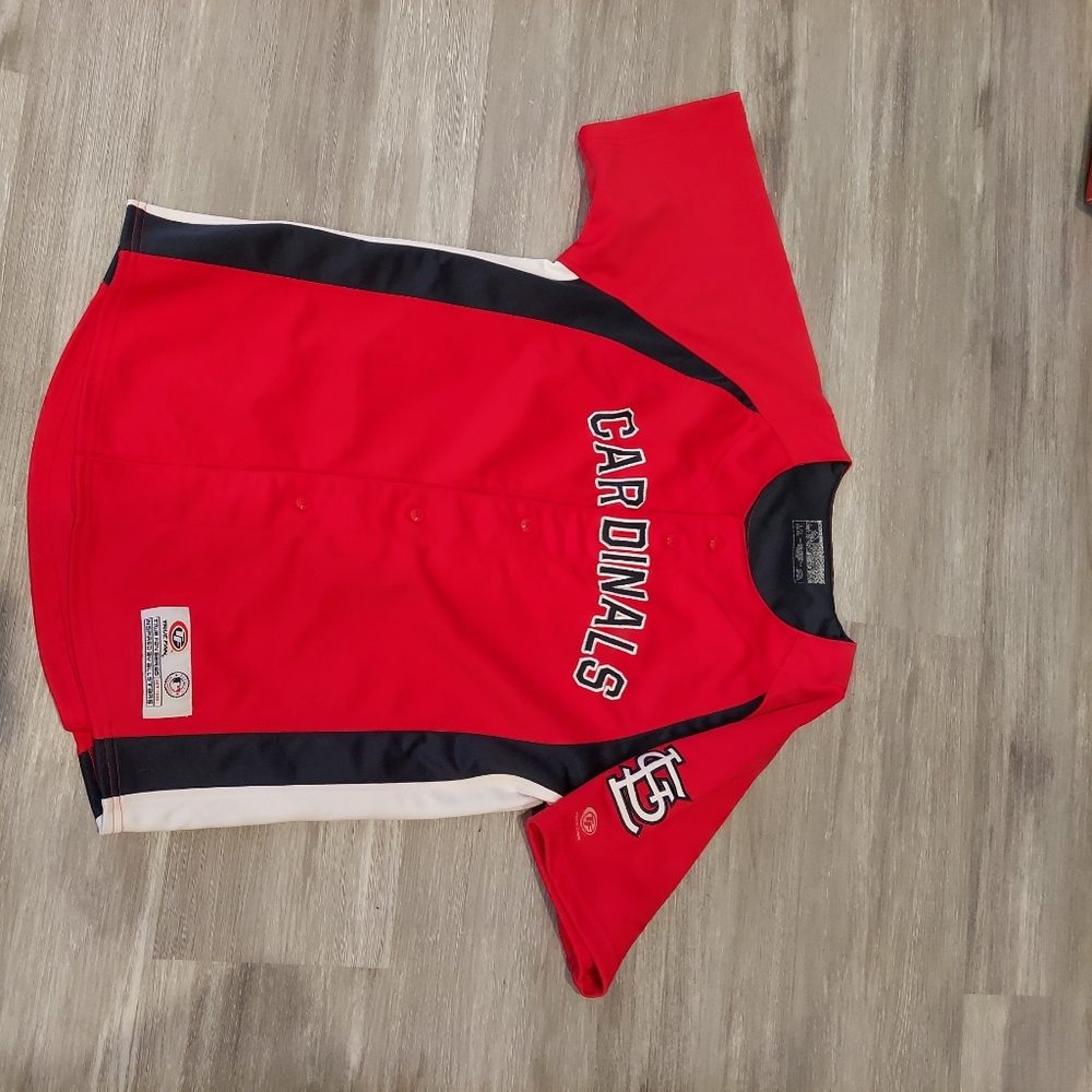 True Fan Youth MLB St. Louis Cardinals Jersey Size Large 12